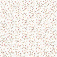 Mininatures Tapeten Landhausstil Blumen Floral