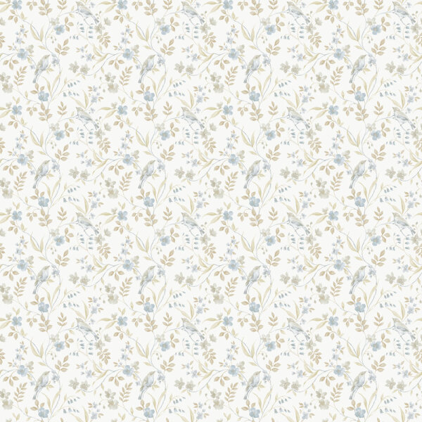 Mininatures Tapeten Landhausstil Blumen Floral