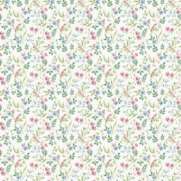 Mininatures Tapeten Landhausstil Blumen Floral