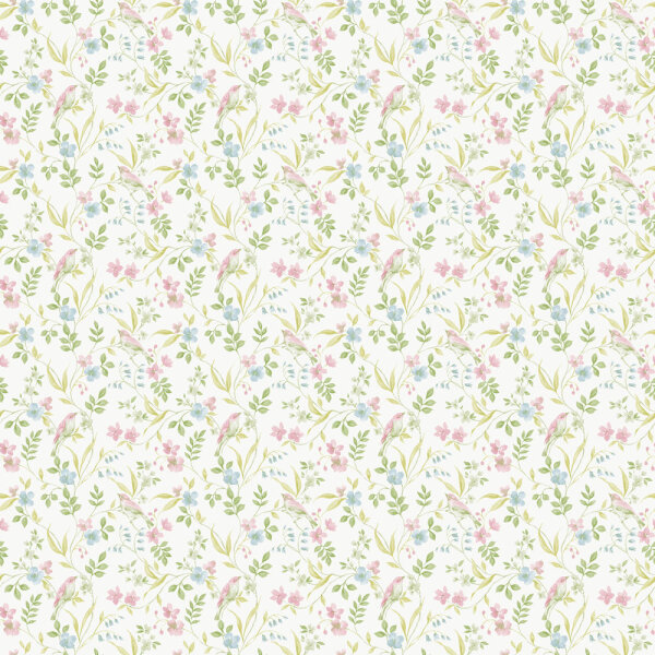 Mininatures Tapeten Landhausstil Blumen Floral