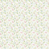 Mininatures Tapeten Landhausstil Blumen Floral