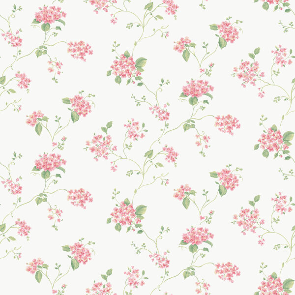 Mininatures Tapeten Landhausstil Blumen Floral