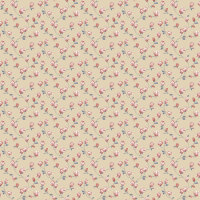 Mininatures Tapeten Landhausstil Blumen Floral