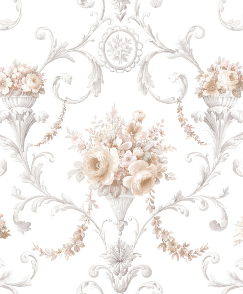 Classic Silks 4 Florales Barockmuster Blumenarrangement