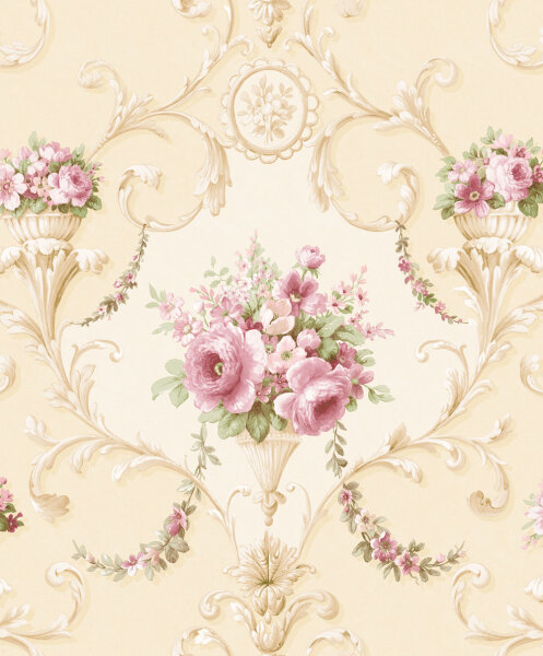 Classic Silks 4 Florales Barockmuster Blumenarrangement