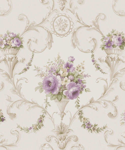 Classic Silks 4 Florales Barockmuster Blumenarrangement