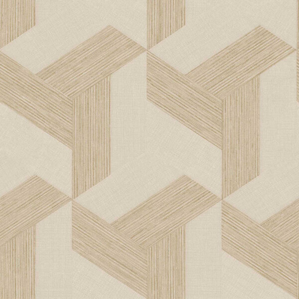 Tapete Sintesi Geometrisch Würfelmuster  3D-Effekt