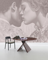 Fototapete Walls by Patel 4 m x 2,7 m Paar Lila Taupe  Raum 3