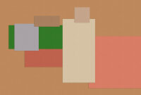 Fototapete Walls by Patel 4 m x 2,7 m Geometrisch Braun...