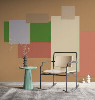 Fototapete Walls by Patel 4 m x 2,7 m Geometrisch Braun...