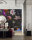 Fototapete Walls by Patel 4 m x 2,7 m Blumen Schwarz Blau  Raum 3