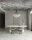 Fototapete Walls by Patel 4 m x 2,7 m Metallic Silber Mintgrün  Raum 4