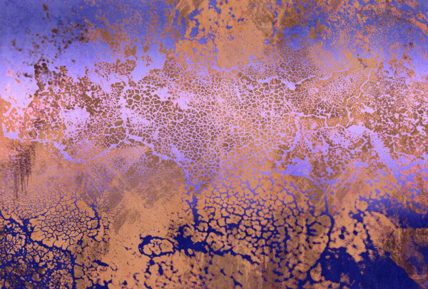 Fototapete Walls by Patel 4 m x 2,7 m Metallic Lila Bronze  Raum 1