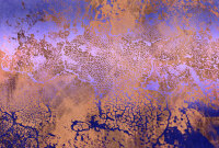 Fototapete Walls by Patel 4 m x 2,7 m Metallic Lila...