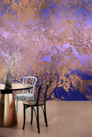 Fototapete Walls by Patel 4 m x 2,7 m Metallic Lila...