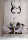 Fototapete Walls by Patel 2 m x 2,7 m Frau Grau Schwarz  Raum 4