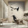 Fototapete Walls by Patel 2 m x 2,7 m Frau Beige Schwarz  Raum 3