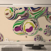 Fototapete Walls by Patel 4 m x 2,7 m 3D Pfirsich...