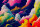 Fototapete Walls by Patel 4 m x 2,7 m Wolken Dunkelblau Pink Orange Raum 1
