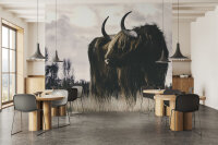 Fototapete Walls by Patel 4 m x 2,7 m Wildtier Braun Beige  Raum 4