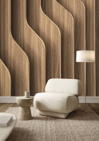 Fototapete Walls by Patel 4 m x 2,7 m Holzpaneel...