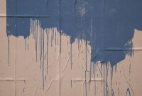 Fototapete Walls by Patel 4 m x 2,7 m 3D Blau Beige  Raum 1