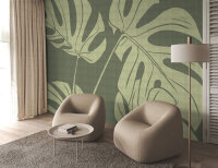 Fototapete Walls by Patel 4 m x 2,7 m Pflanzen Grün   Raum 4