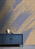 Fototapete Walls by Patel 5 m x 2,7 m Kunst Lila Beige  Raum 3