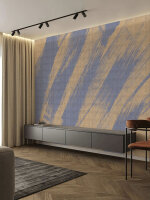 Fototapete Walls by Patel 5 m x 2,7 m Kunst Lila Beige  Raum 4
