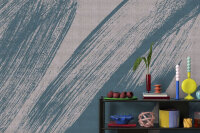 Fototapete Walls by Patel 5 m x 2,7 m Kunst Petrol Lila  Raum 4