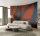 Fototapete Walls by Patel 5 m x 2,7 m Kunst Rot Petrol  Raum 3