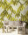 Fototapete Walls by Patel 4 m x 2,7 m Blätter Grün Beige  Raum 2