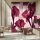 Fototapete Walls by Patel 4 m x 2,7 m Blumen Dunkelrot Pink Creme Raum 2