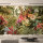 Fototapete Walls by Patel 4 m x 2,7 m Dschungel Grün Orange  Raum 2
