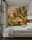 Fototapete Walls by Patel 4 m x 2,7 m Dschungel Grün Pink Beige Raum 4