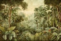 Fototapete Walls by Patel 4 m x 2,7 m Dschungel Grün...