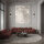 Fototapete Walls by Patel 4 m x 2,7 m Bäume Taupe Grau  Raum 4