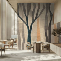 Fototapete Walls by Patel 5 m x 2,7 m Bäume Beige...