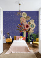 Fototapete Walls by Patel 4 m x 2,7 m Vase Lila Beige...