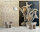 Fototapete Walls by Patel 4 m x 2,7 m Vögel Schwarz Beige  Raum 3