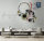 Fototapete Walls by Patel 4 m x 2,7 m Brief Grau Schwarz  Raum 2