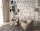 Fototapete Walls by Patel 4 m x 2,7 m Brief Creme Schwarz Blau Raum 3
