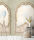 Fototapete Walls by Patel 4 m x 2,7 m Rundbogen Grün Creme  Raum 4