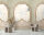 Fototapete Walls by Patel 4 m x 2,7 m Rundbogen Grün Creme  Raum 5