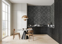 Fototapete Walls by Patel 4 m x 2,7 m Linien Anthrazit...