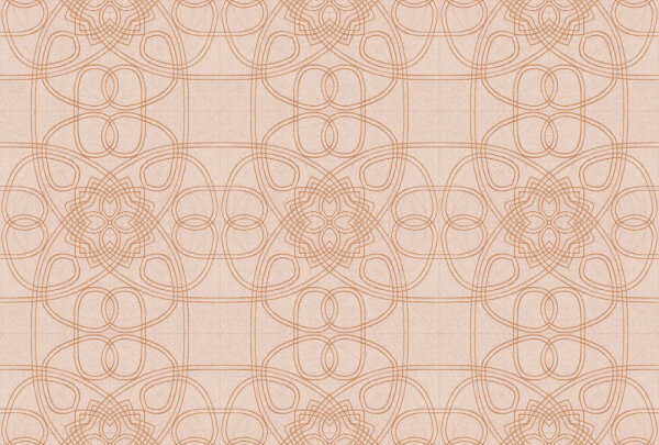 Fototapete Walls by Patel 4 m x 2,7 m Linien Rosa   Raum 1