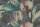 Fototapete Walls by Patel 4 m x 2,7 m Blumen Petrol Grün  Raum 1
