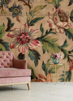 Fototapete Walls by Patel 4 m x 2,7 m Blumen Braun...