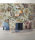 Fototapete Walls by Patel 4 m x 2,7 m Blumen Hellblau   Raum 2