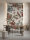 Fototapete Walls by Patel 4 m x 2,7 m Blumen Creme Rot  Raum 3
